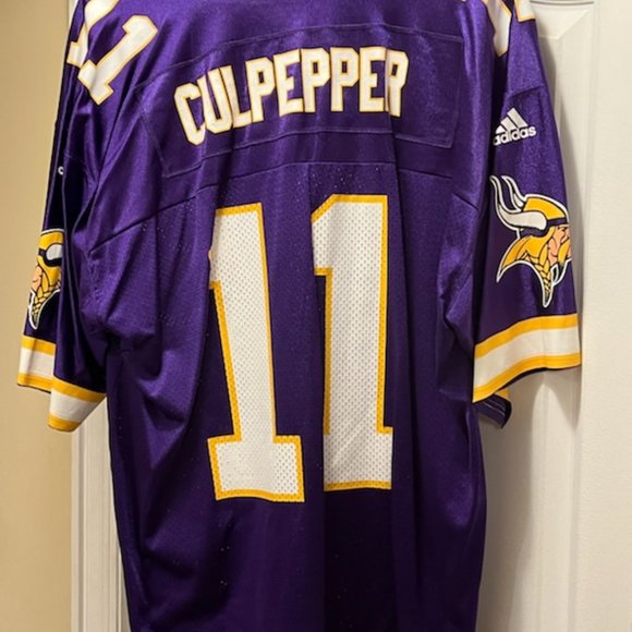 Minnesota Vikings Duante Culpepper Football Jersey Adidas Men's XL # 11 VINTAGE - Picture 5 of 5